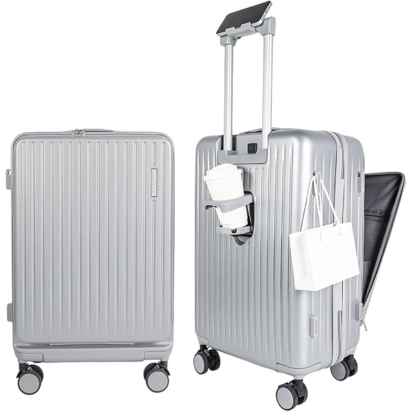 Amazon | [SKYFLY] スーツケース フロントオープン 多機能 キャリー